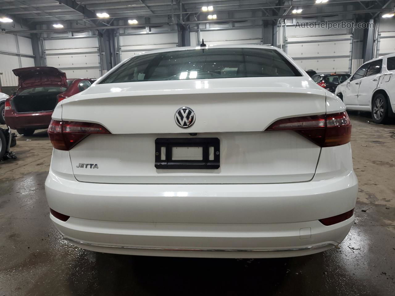 2019 Volkswagen Jetta S White vin: 3VWCB7BU2KM226974