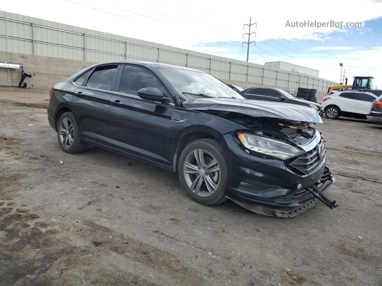 2019 Volkswagen Jetta S Black vin: 3VWCB7BU2KM273132