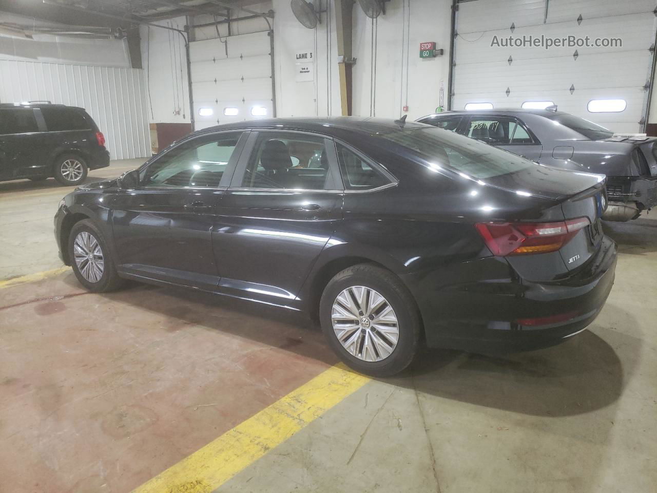 2019 Volkswagen Jetta S Black vin: 3VWCB7BU3KM167949