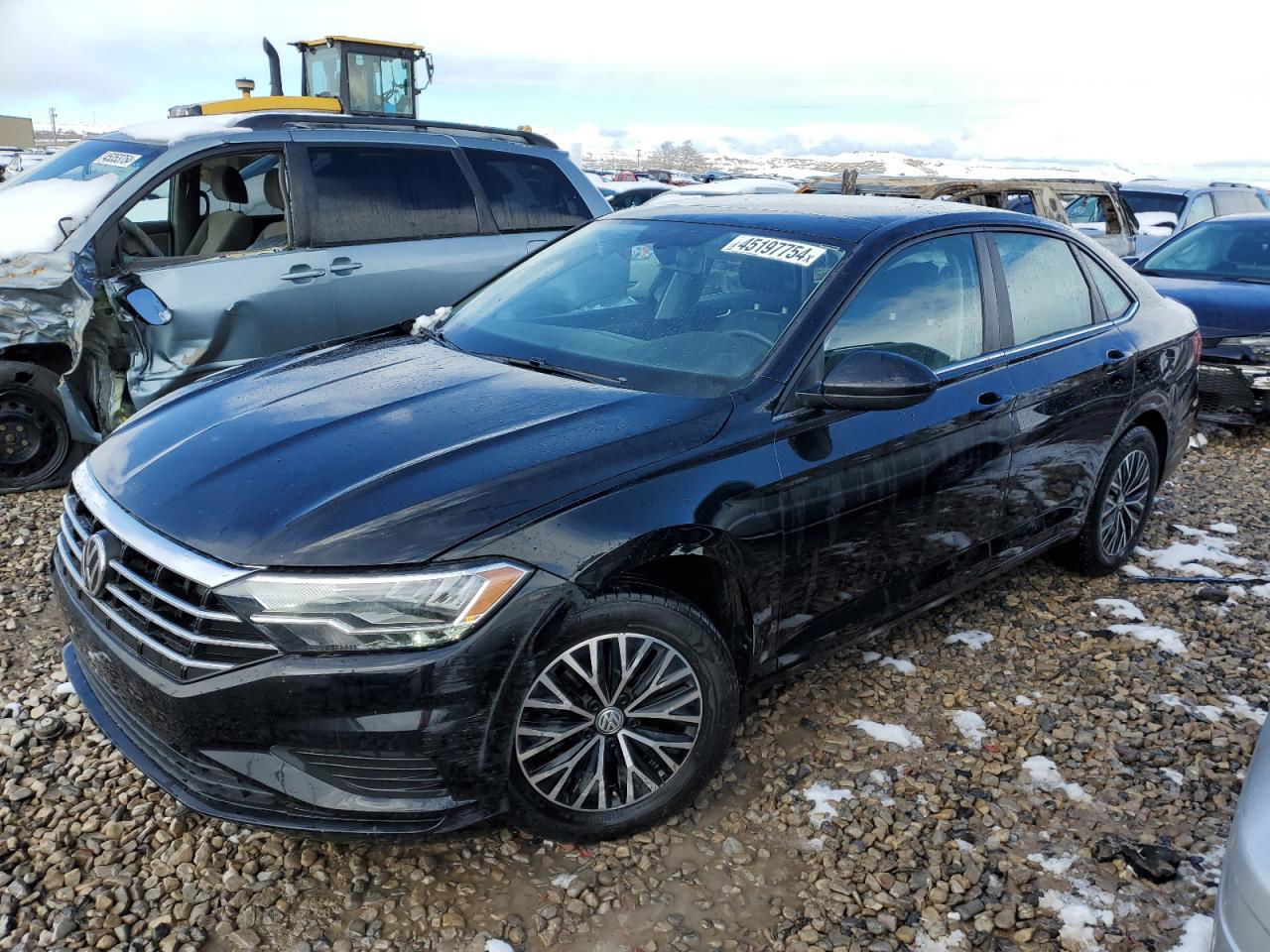 2019 Volkswagen Jetta S Black vin: 3VWCB7BU3KM196416