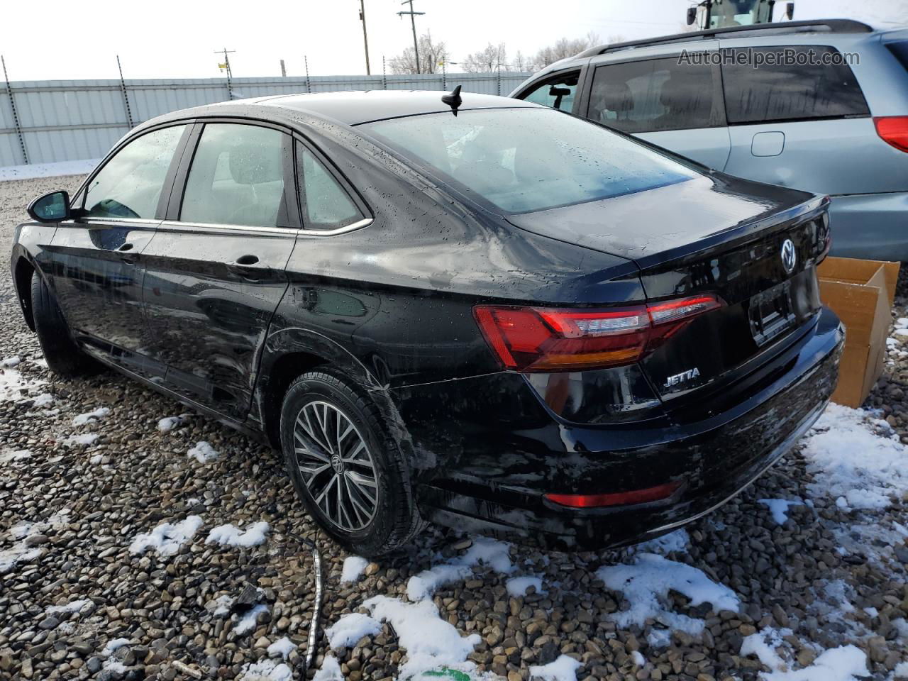 2019 Volkswagen Jetta S Black vin: 3VWCB7BU3KM196416