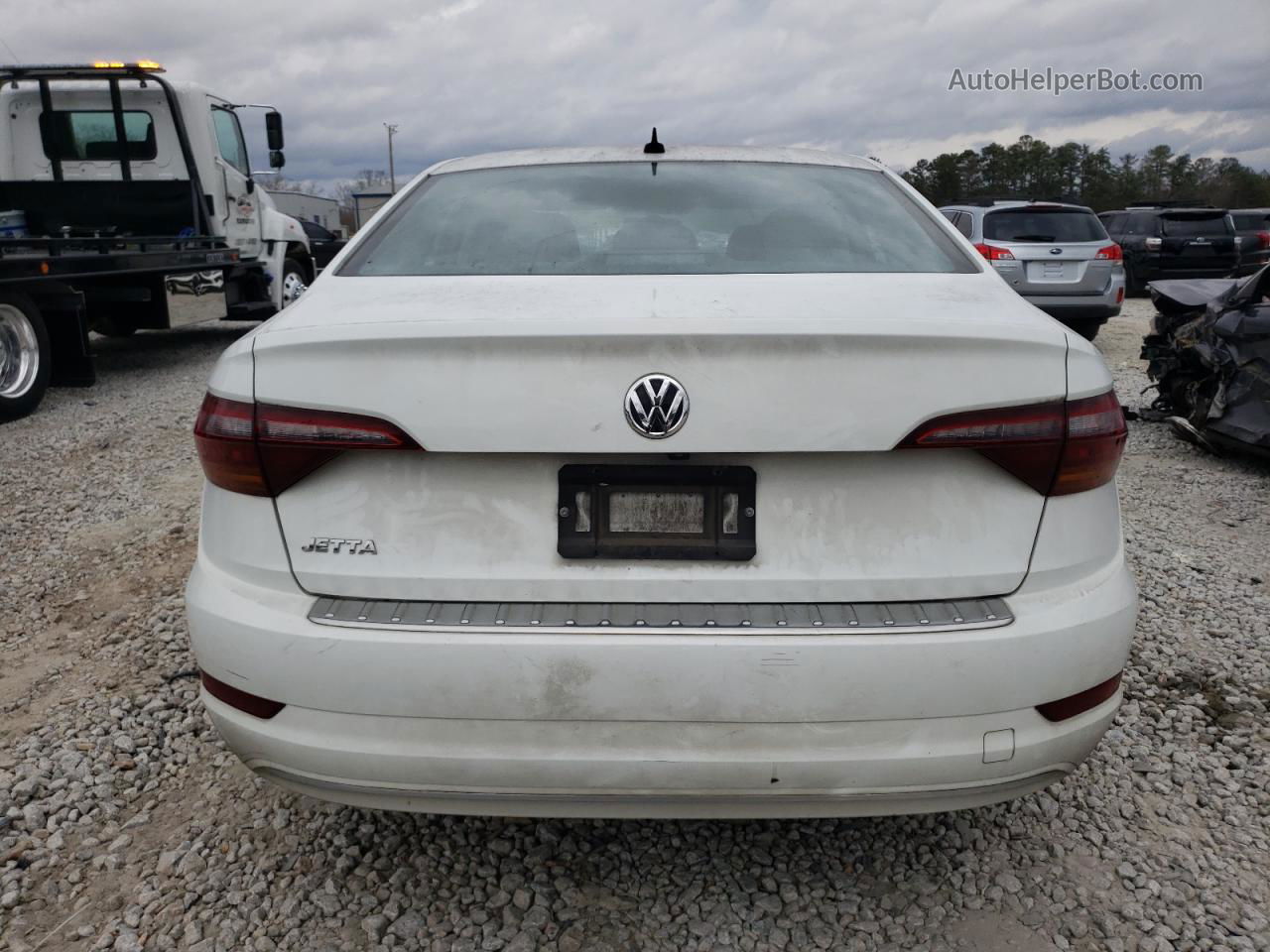 2019 Volkswagen Jetta S White vin: 3VWCB7BU3KM220567