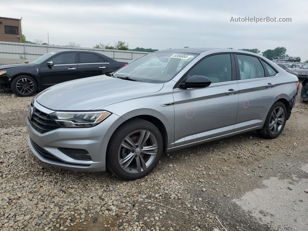 2019 Volkswagen Jetta S Blue vin: 3VWCB7BU3KM228135