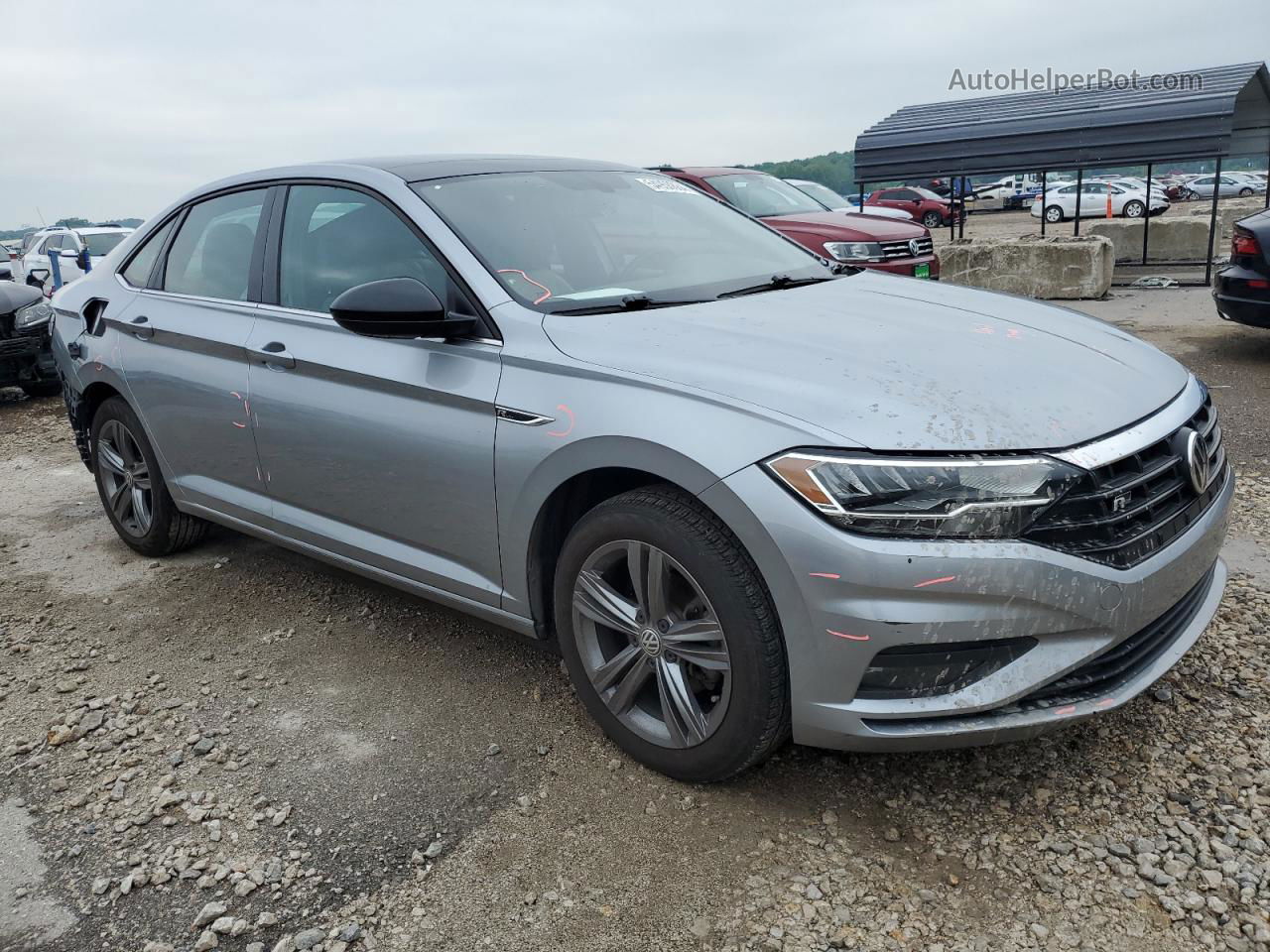 2019 Volkswagen Jetta S Blue vin: 3VWCB7BU3KM228135