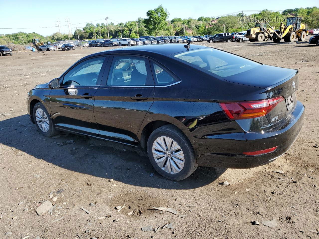 2019 Volkswagen Jetta S Black vin: 3VWCB7BU3KM257909