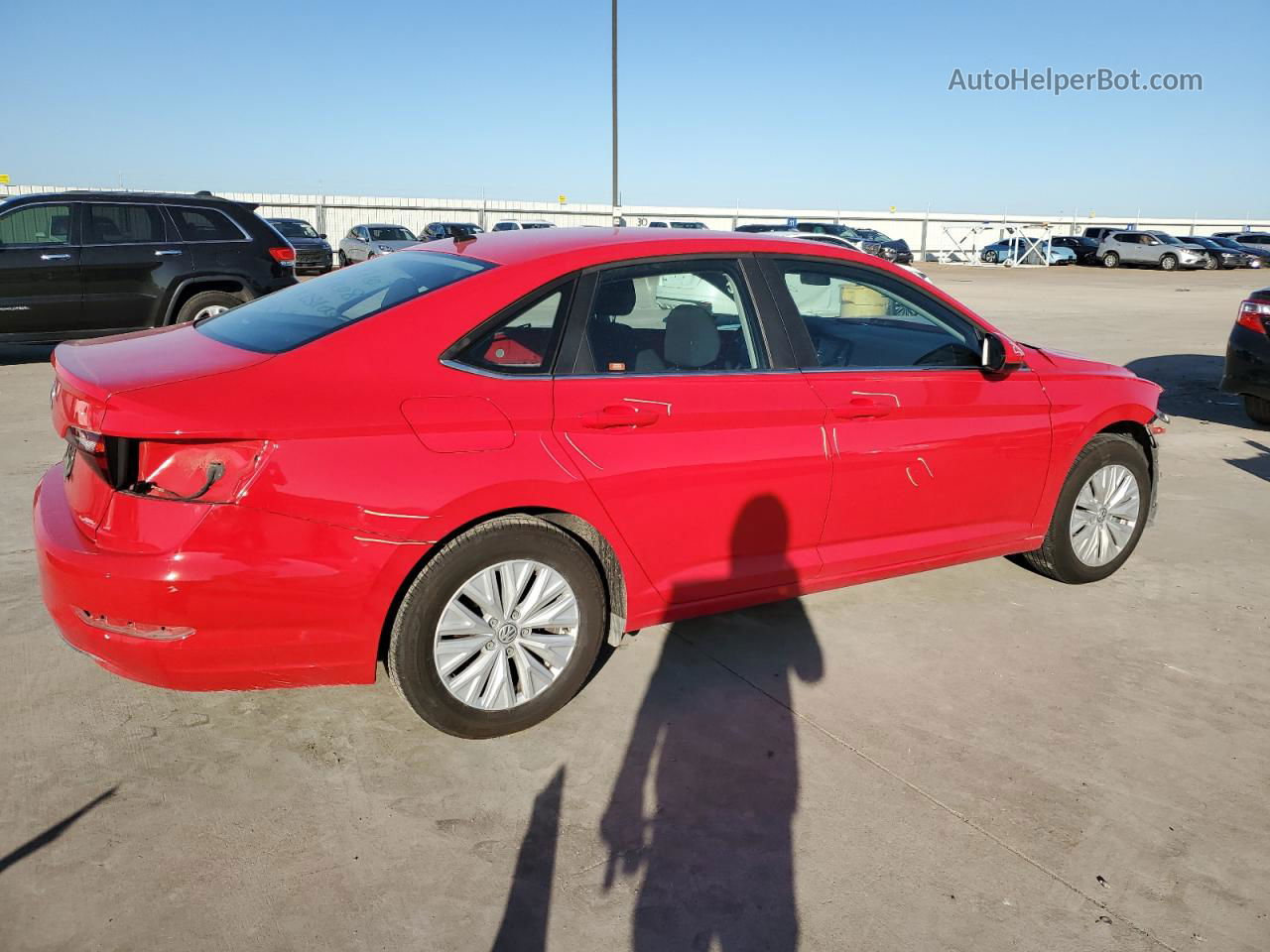 2019 Volkswagen Jetta S Красный vin: 3VWCB7BU4KM167183