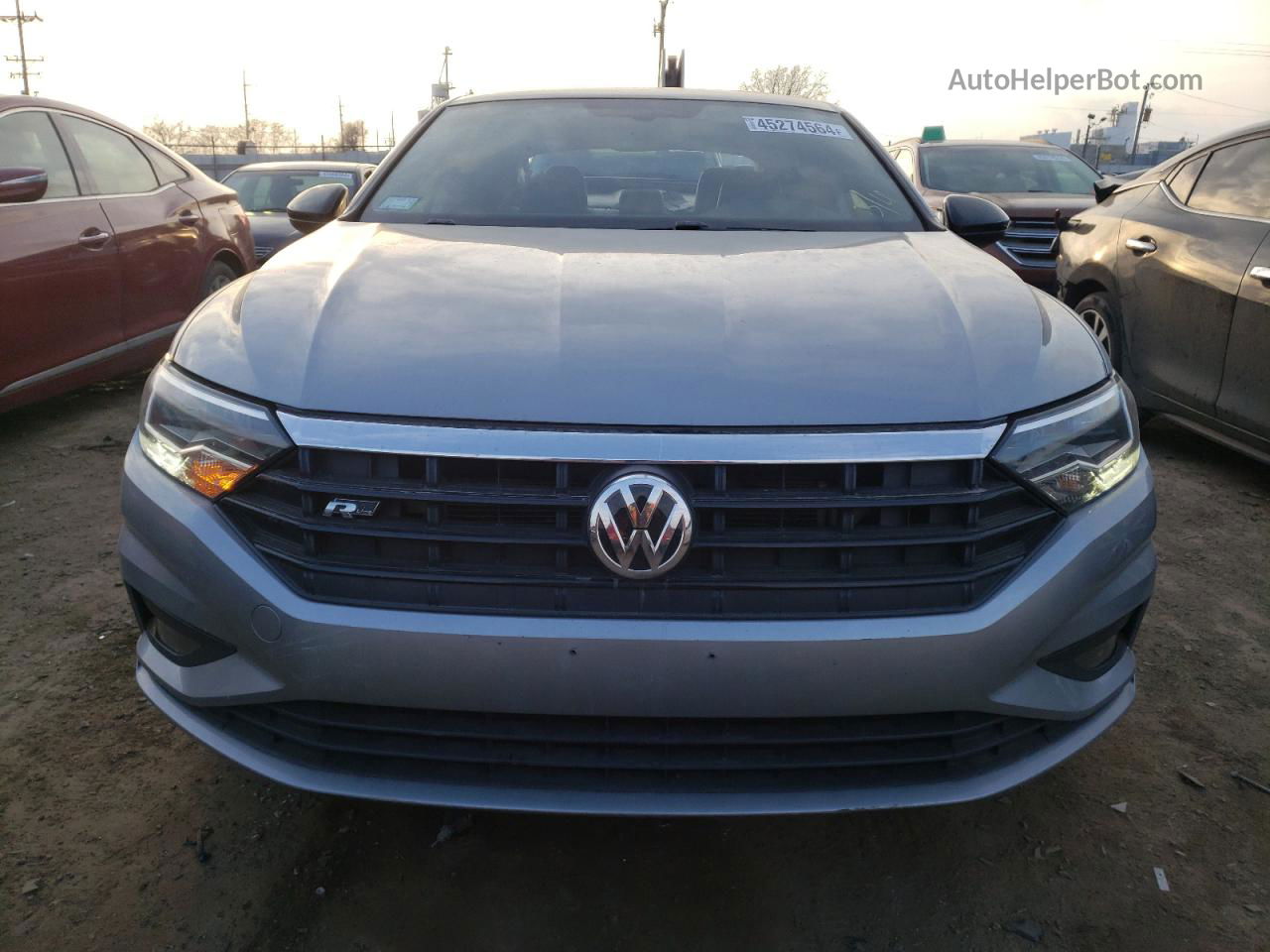 2019 Volkswagen Jetta S Серый vin: 3VWCB7BU4KM212901