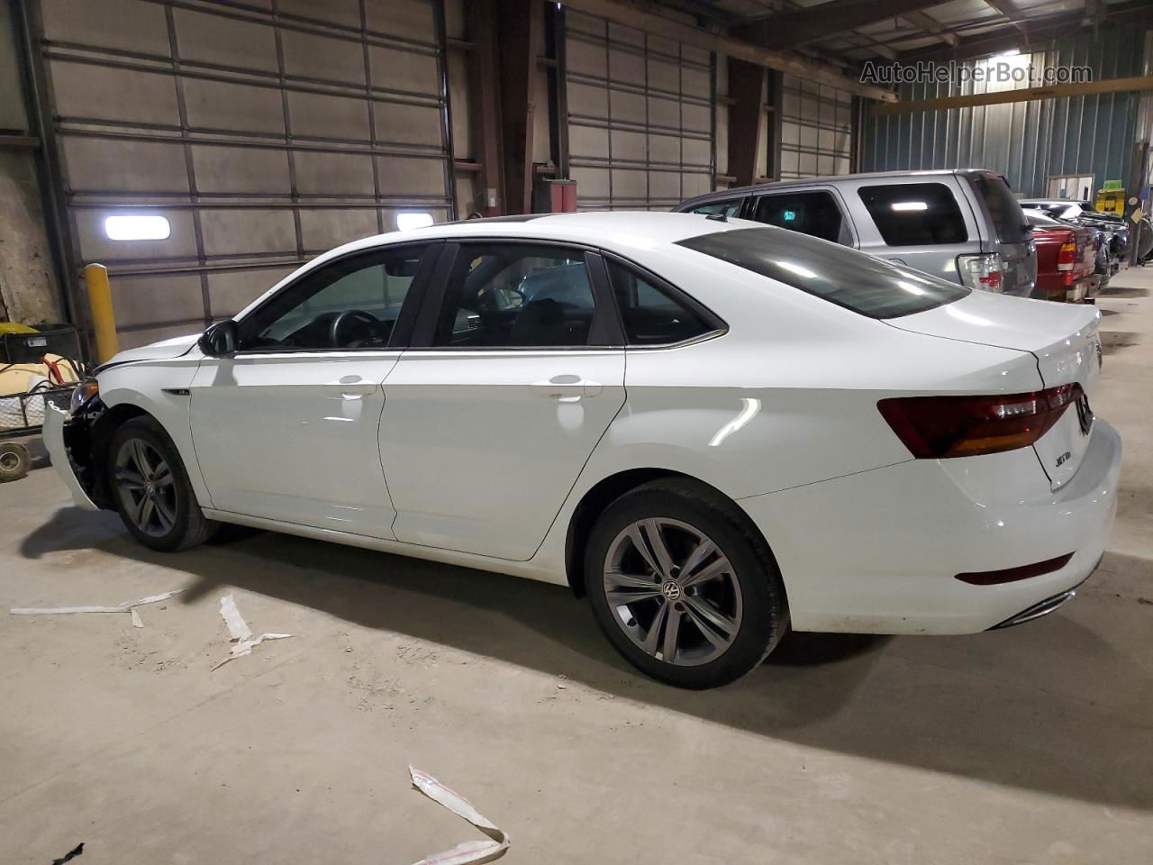 2019 Volkswagen Jetta S White vin: 3VWCB7BU4KM222988