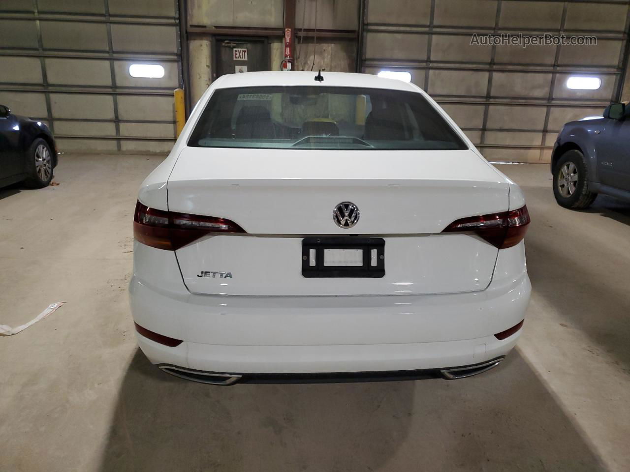 2019 Volkswagen Jetta S White vin: 3VWCB7BU4KM222988