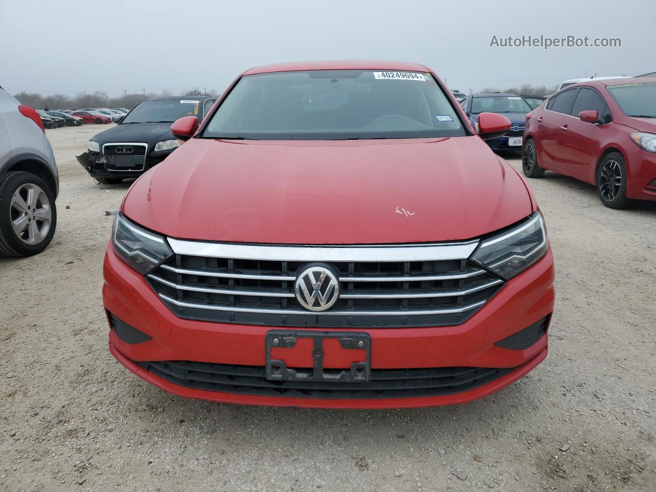 2019 Volkswagen Jetta S Красный vin: 3VWCB7BU4KM241735