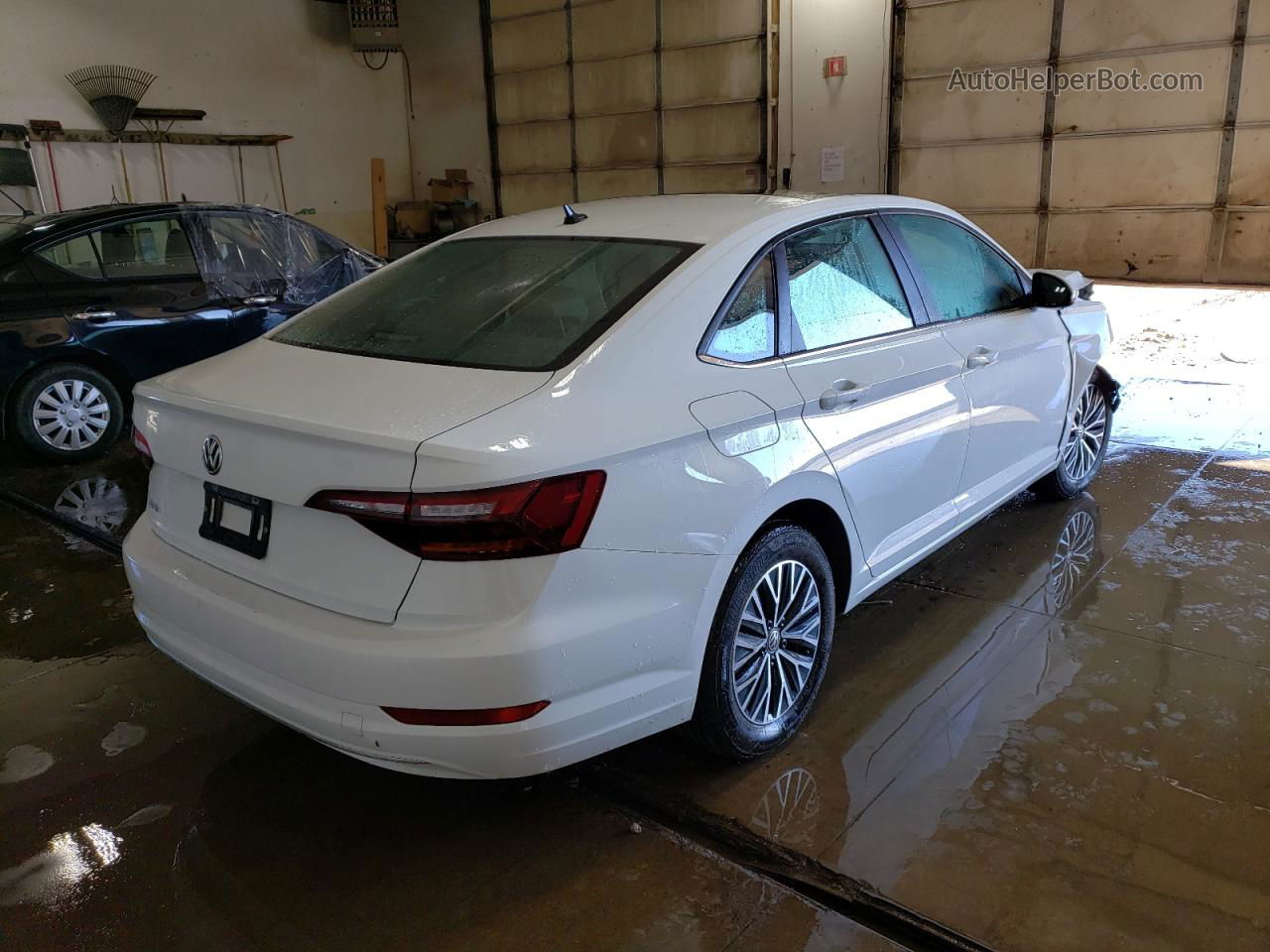 2019 Volkswagen Jetta S White vin: 3VWCB7BU5KM136105