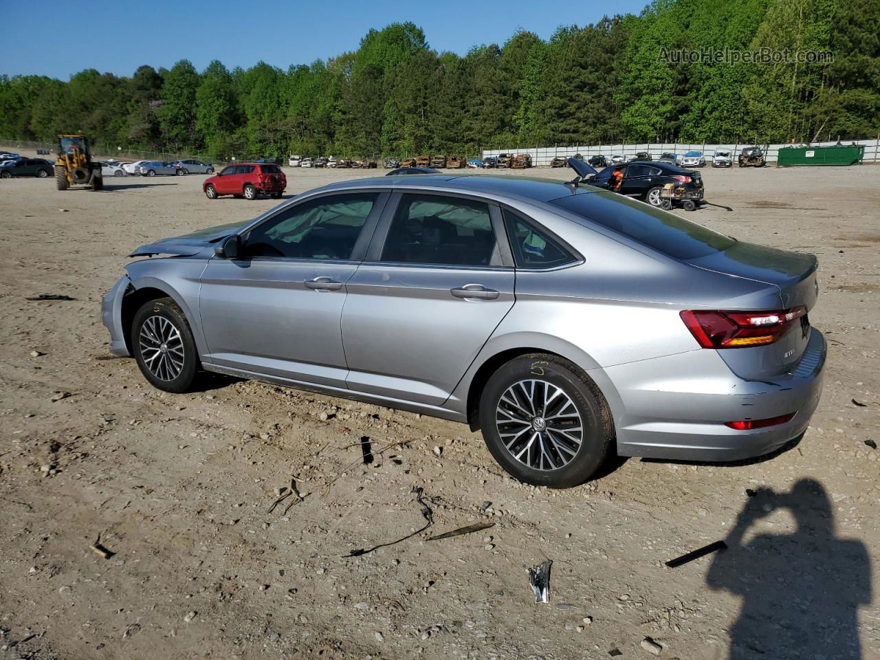 2019 Volkswagen Jetta S Серебряный vin: 3VWCB7BU5KM242814