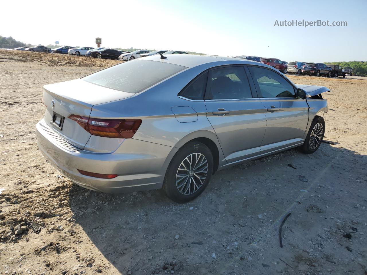 2019 Volkswagen Jetta S Silver vin: 3VWCB7BU5KM242814