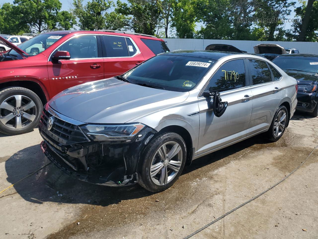 2019 Volkswagen Jetta S Silver vin: 3VWCB7BU5KM255109