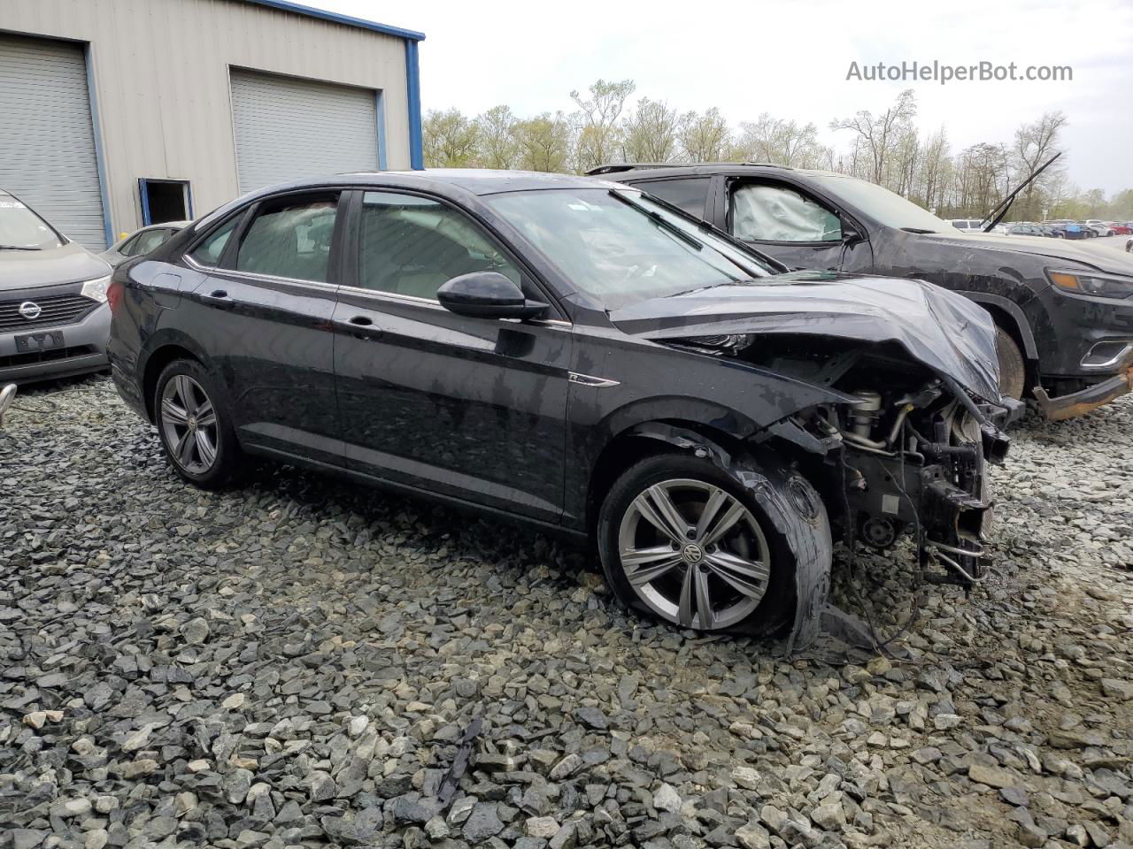 2019 Volkswagen Jetta S Black vin: 3VWCB7BU5KM268880