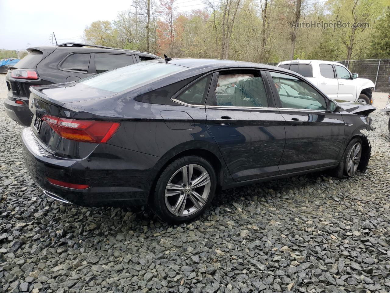 2019 Volkswagen Jetta S Black vin: 3VWCB7BU5KM268880