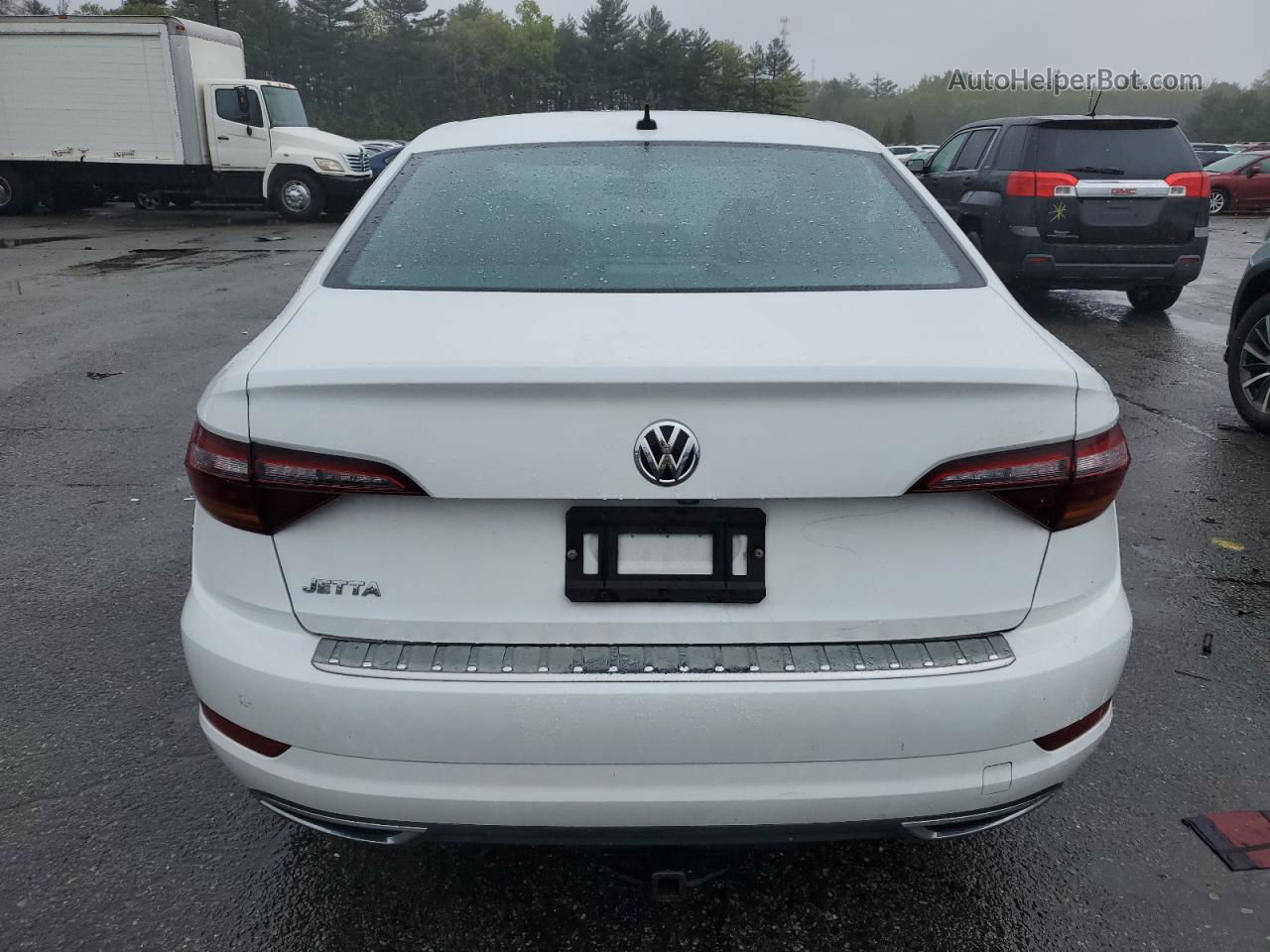 2019 Volkswagen Jetta S White vin: 3VWCB7BU6KM167170