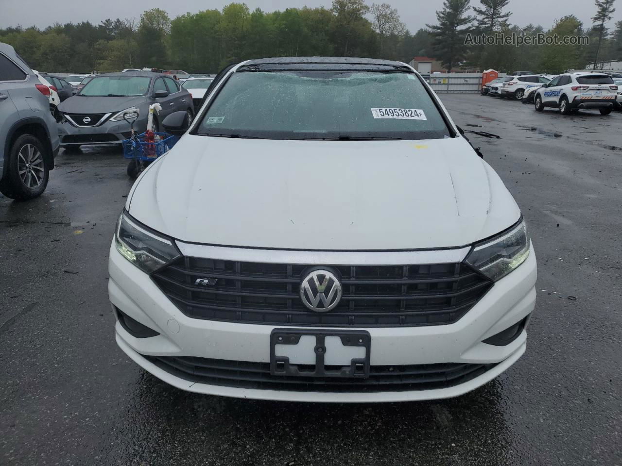 2019 Volkswagen Jetta S White vin: 3VWCB7BU6KM167170