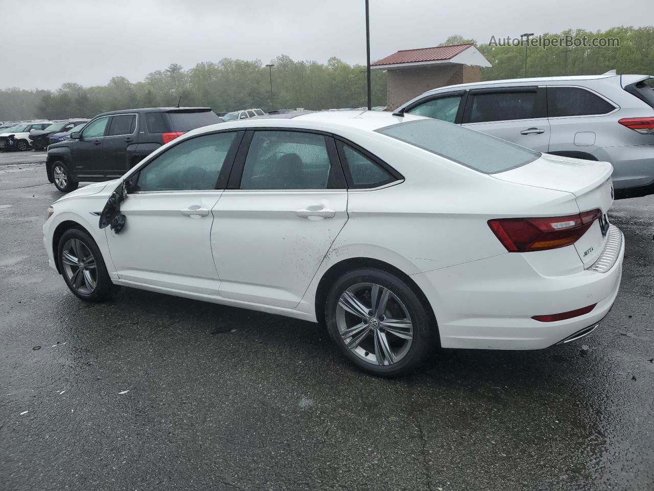 2019 Volkswagen Jetta S White vin: 3VWCB7BU6KM167170