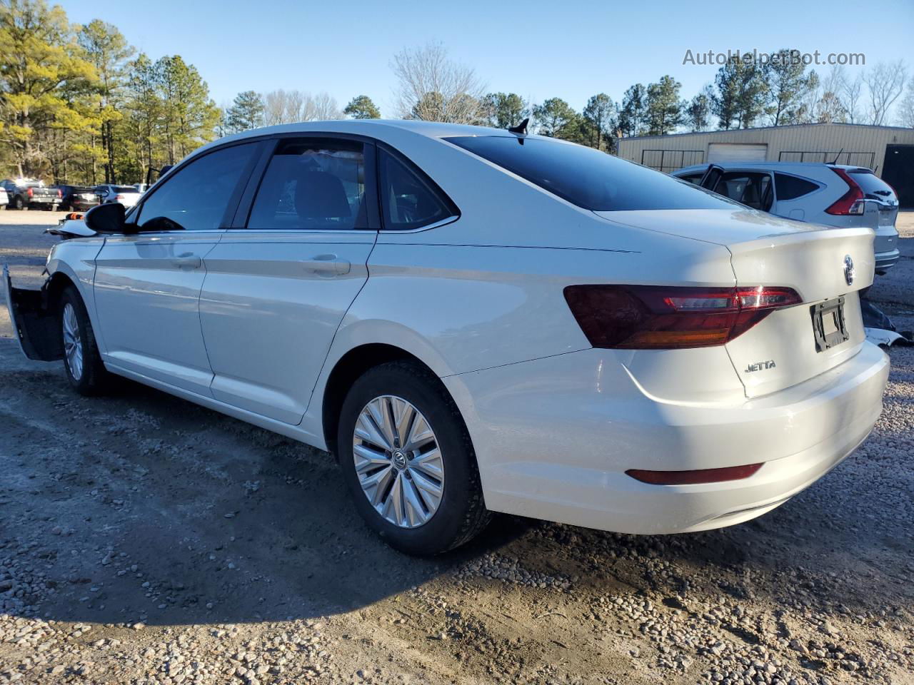 2019 Volkswagen Jetta S White vin: 3VWCB7BU6KM195597