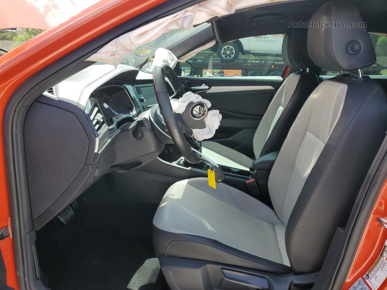 2019 Volkswagen Jetta S Orange vin: 3VWCB7BU6KM202225