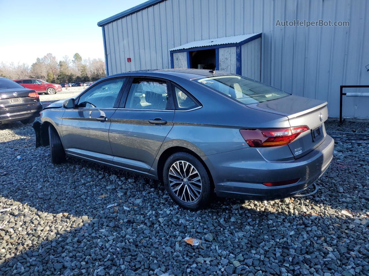 2019 Volkswagen Jetta S Серый vin: 3VWCB7BU6KM206209