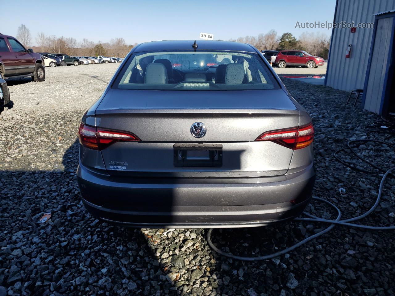 2019 Volkswagen Jetta S Gray vin: 3VWCB7BU6KM206209