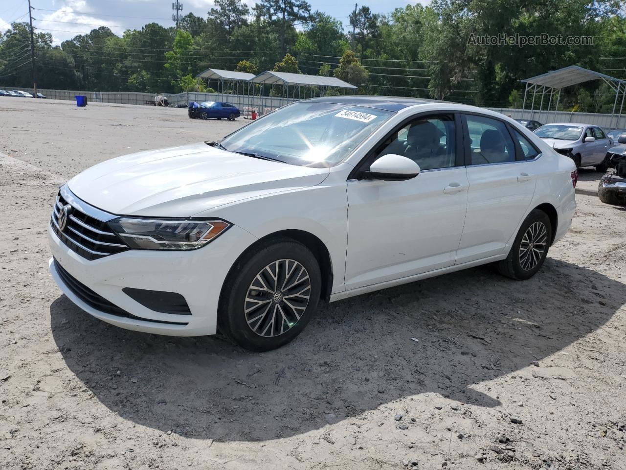 2019 Volkswagen Jetta S White vin: 3VWCB7BU6KM269262