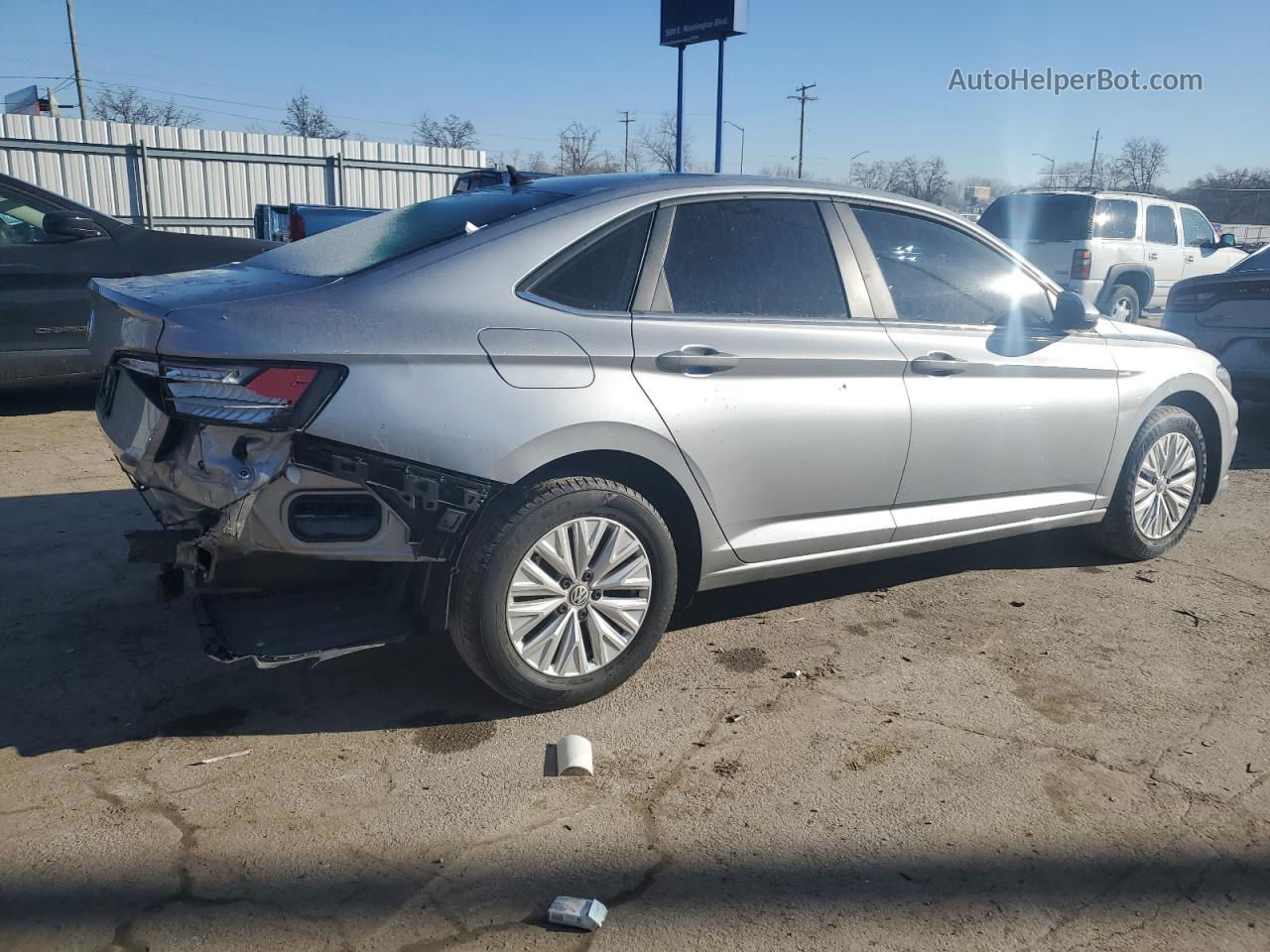 2019 Volkswagen Jetta S Silver vin: 3VWCB7BU6KM271965