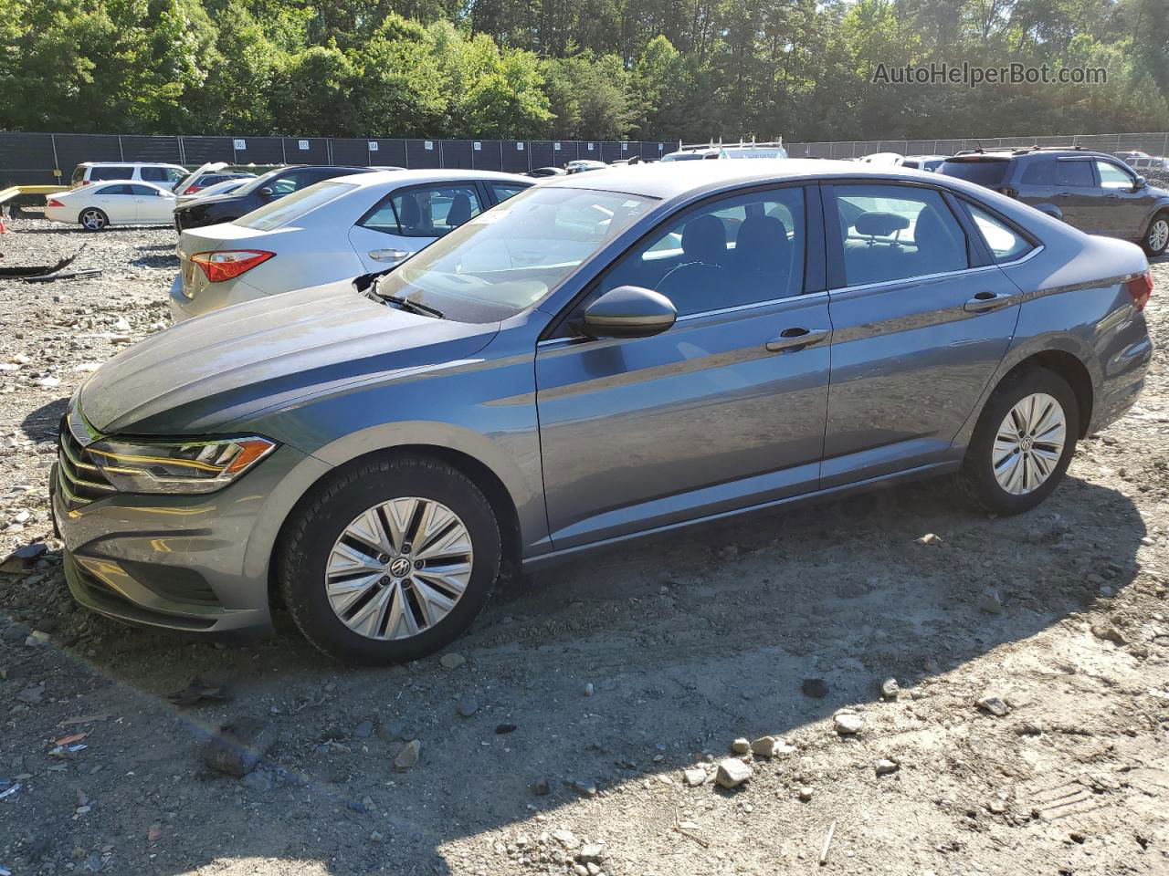 2019 Volkswagen Jetta S Gray vin: 3VWCB7BU7KM138860