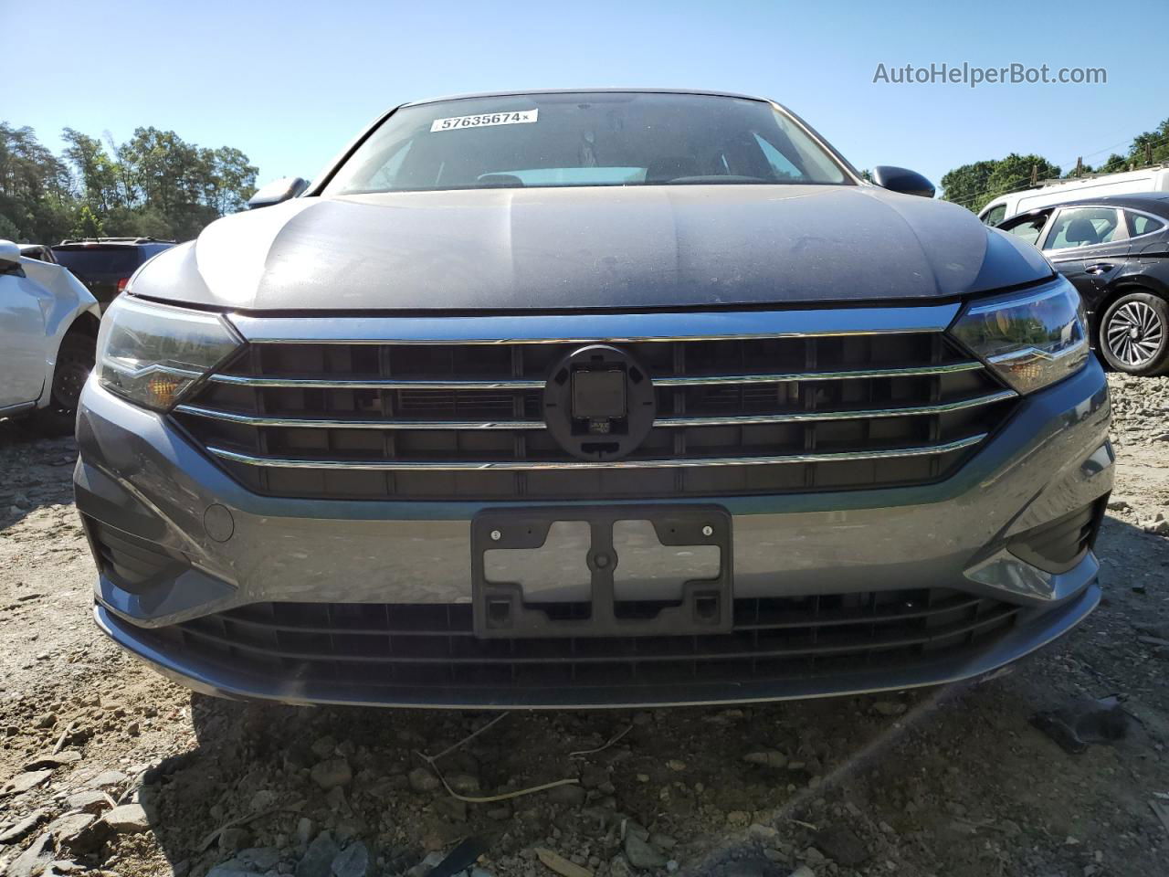 2019 Volkswagen Jetta S Gray vin: 3VWCB7BU7KM138860