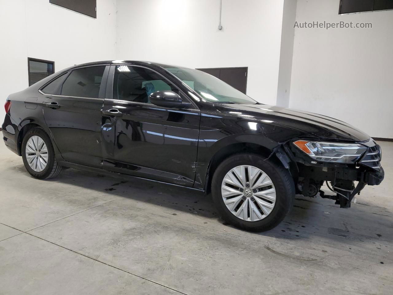 2019 Volkswagen Jetta S Black vin: 3VWCB7BU7KM154427