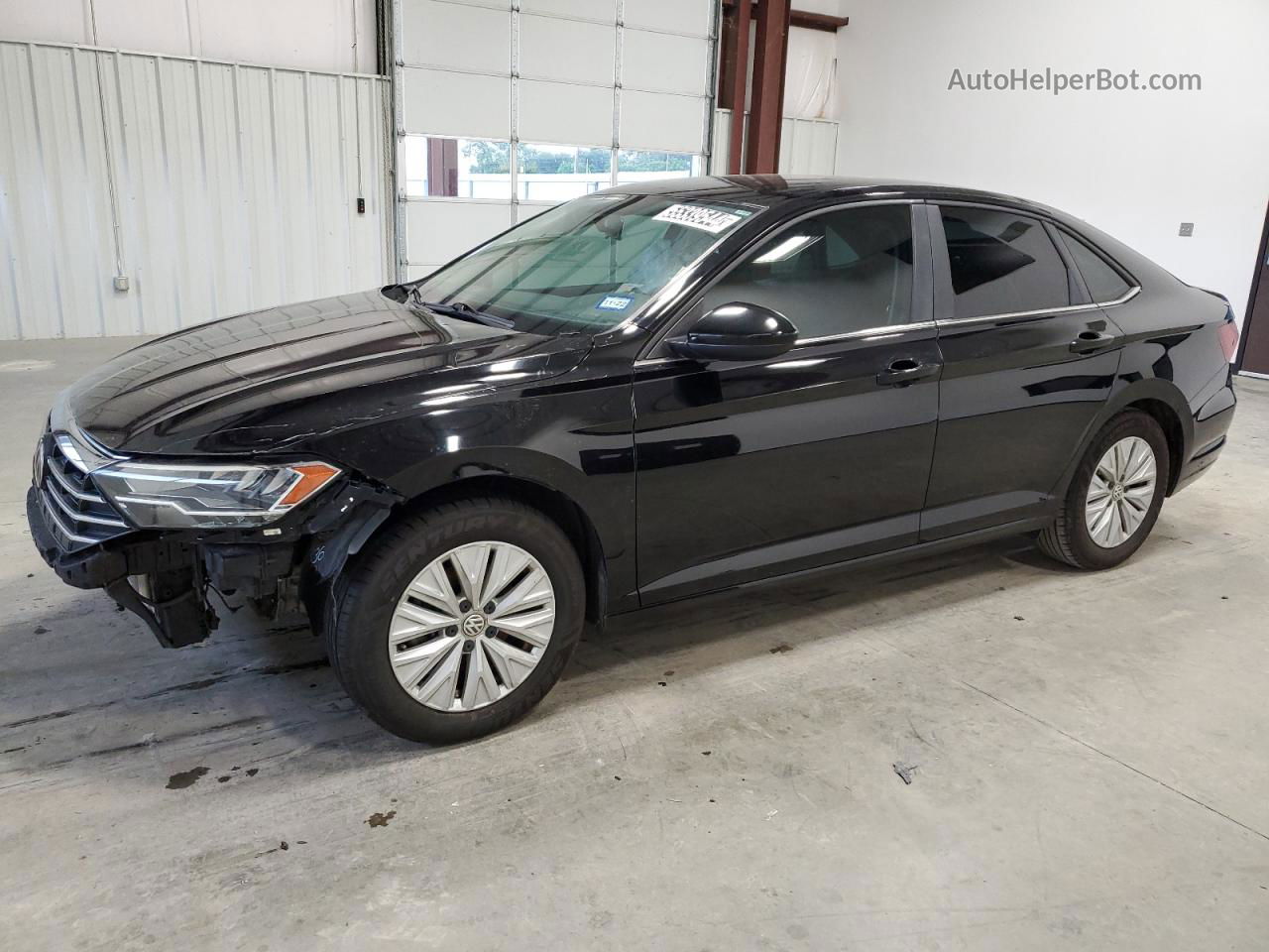 2019 Volkswagen Jetta S Black vin: 3VWCB7BU7KM154427