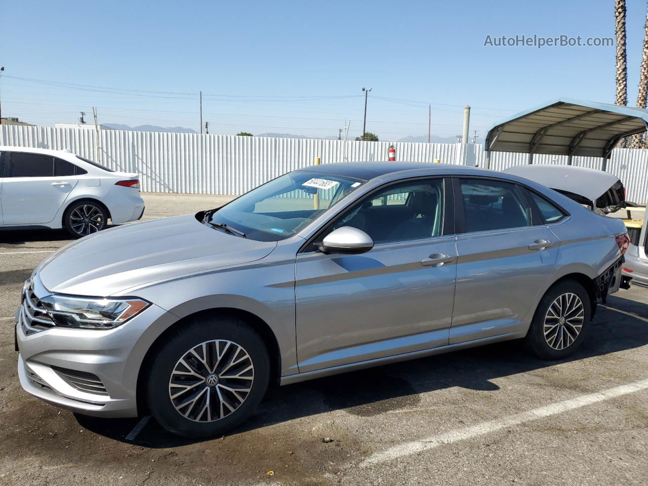 2019 Volkswagen Jetta S Silver vin: 3VWCB7BU7KM169008