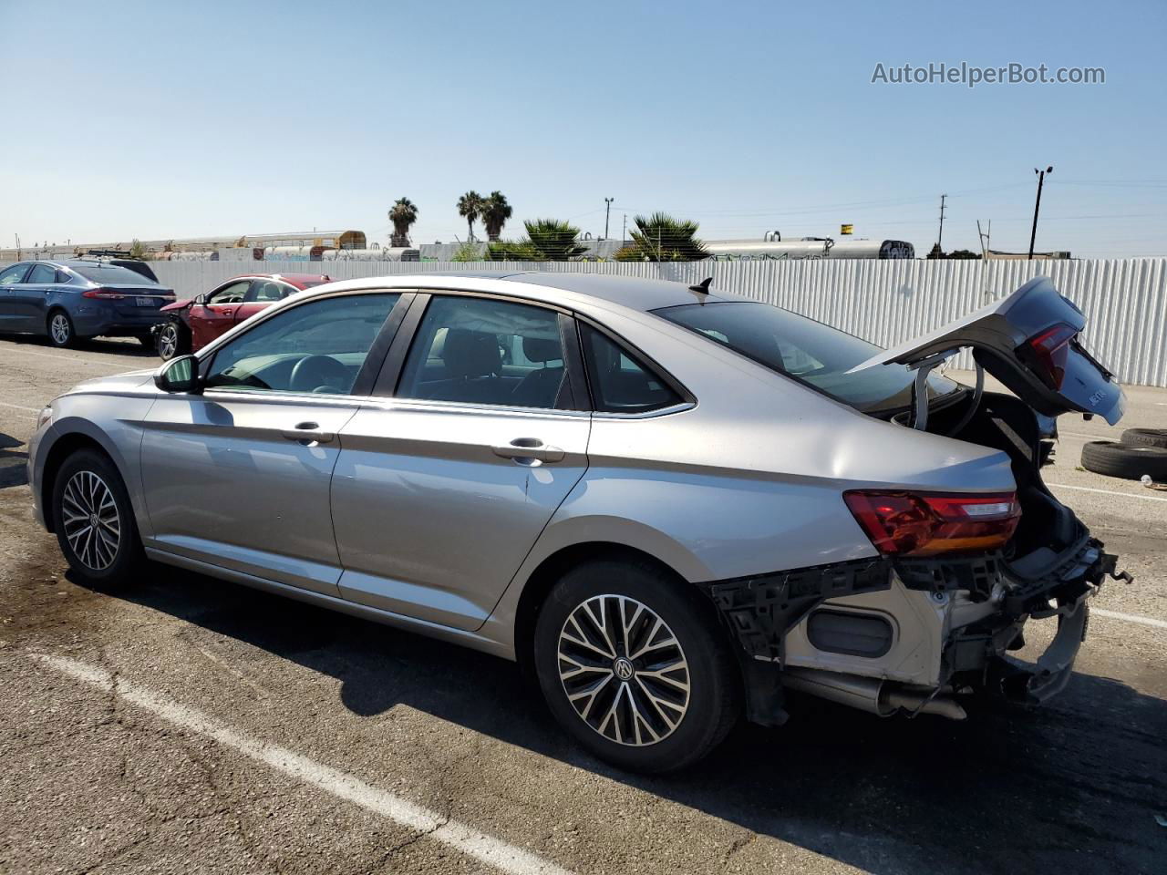 2019 Volkswagen Jetta S Silver vin: 3VWCB7BU7KM169008