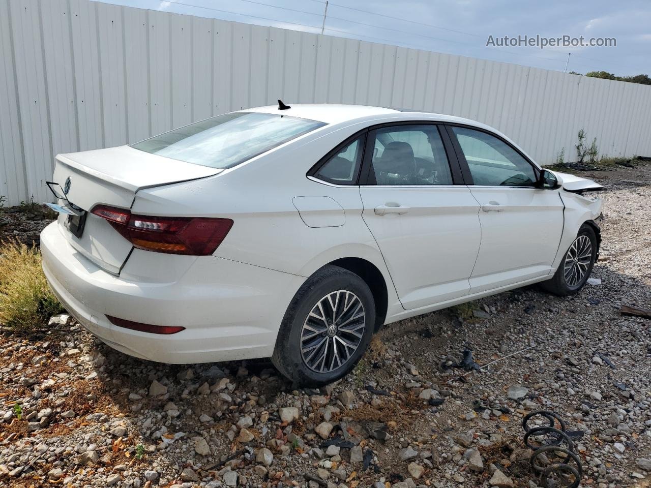 2019 Volkswagen Jetta S White vin: 3VWCB7BU7KM185192