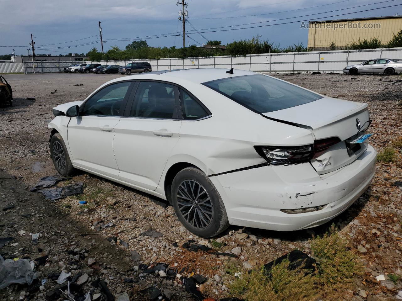 2019 Volkswagen Jetta S White vin: 3VWCB7BU7KM185192