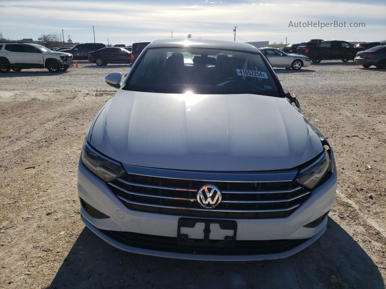 2019 Volkswagen Jetta S White vin: 3VWCB7BU7KM209037