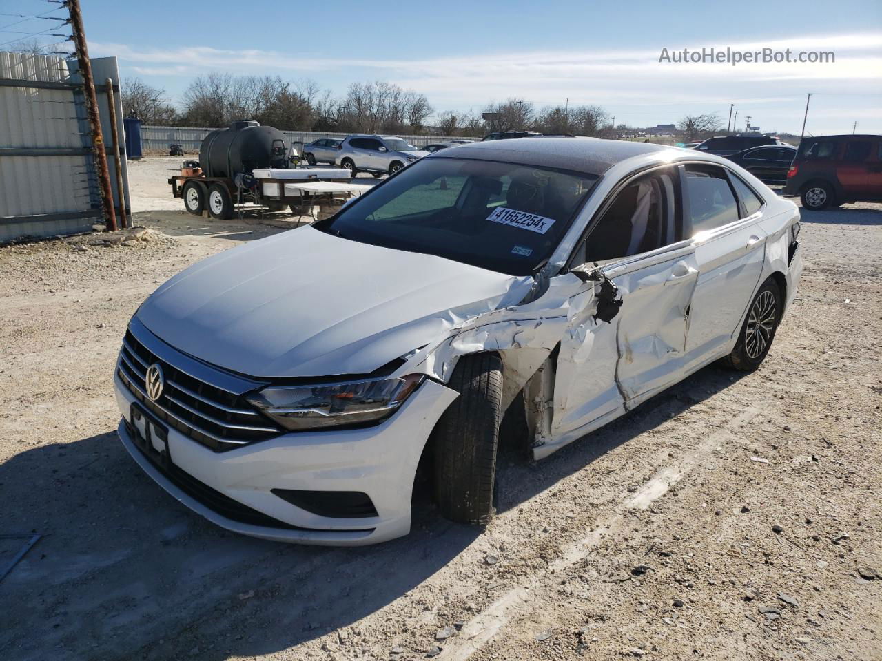 2019 Volkswagen Jetta S White vin: 3VWCB7BU7KM209037