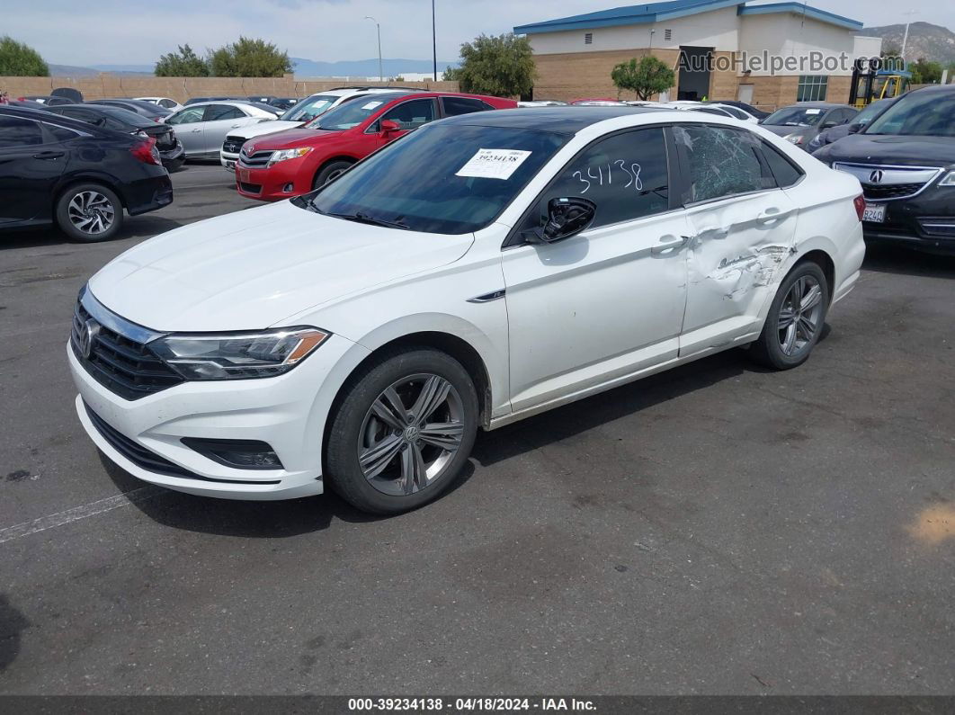 2019 Volkswagen Jetta 1.4t R-line/1.4t S/1.4t Se White vin: 3VWCB7BU7KM209829