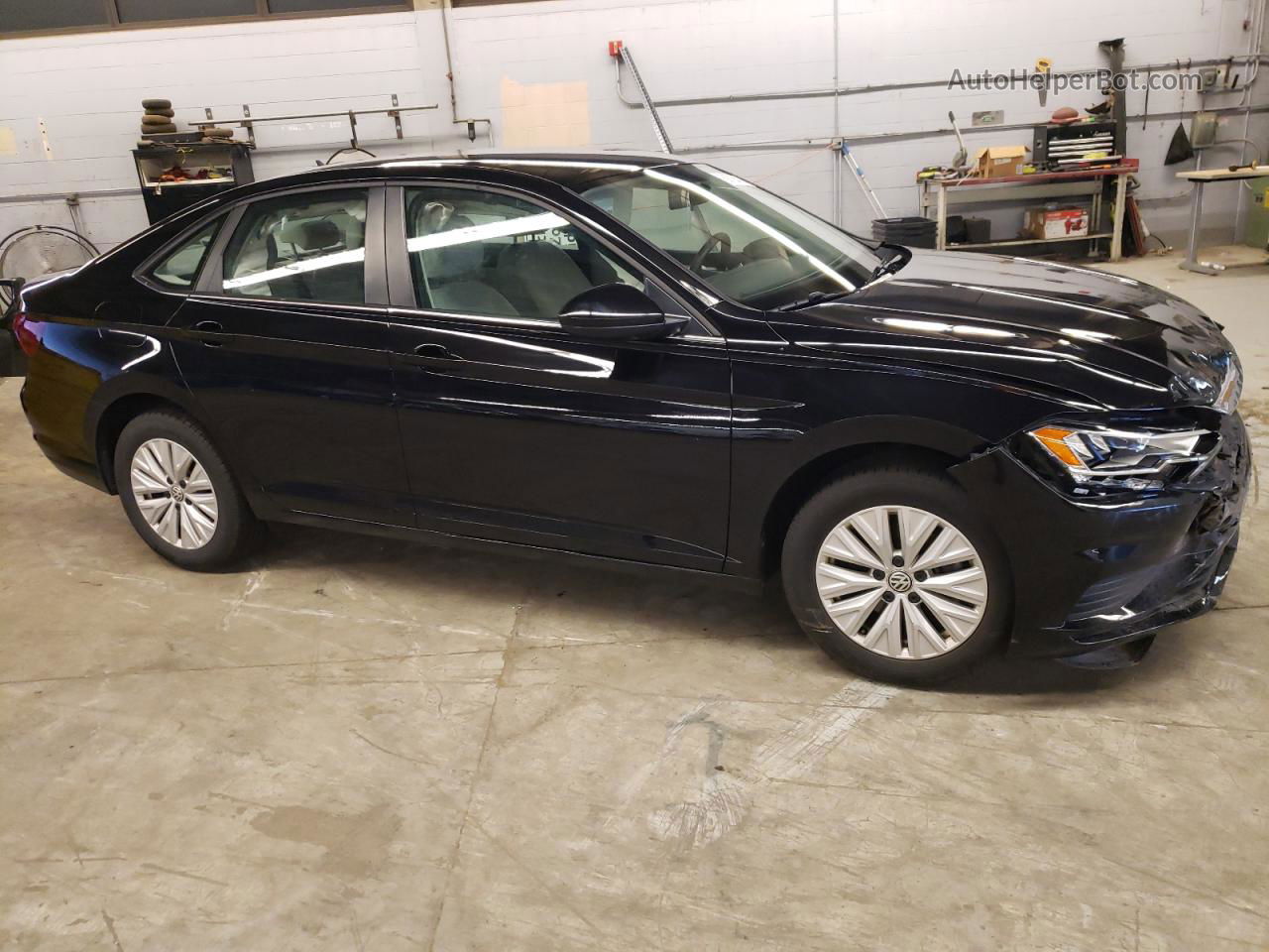 2019 Volkswagen Jetta S Black vin: 3VWCB7BU7KM214562