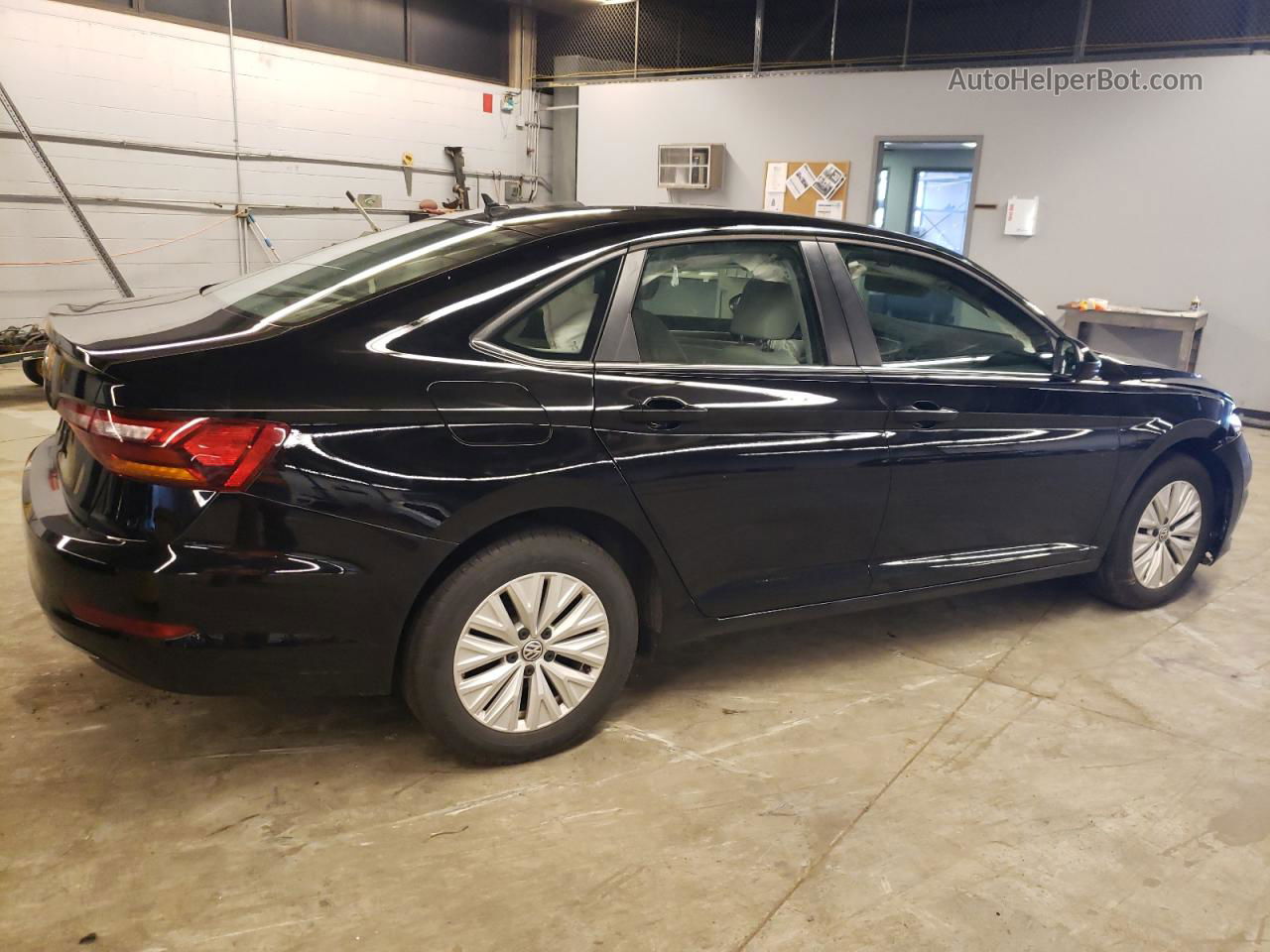 2019 Volkswagen Jetta S Black vin: 3VWCB7BU7KM214562