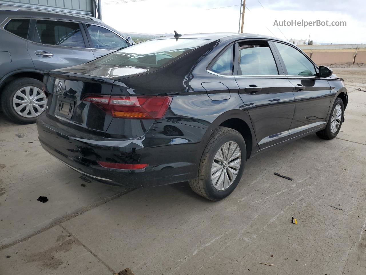 2019 Volkswagen Jetta S Black vin: 3VWCB7BU7KM239767