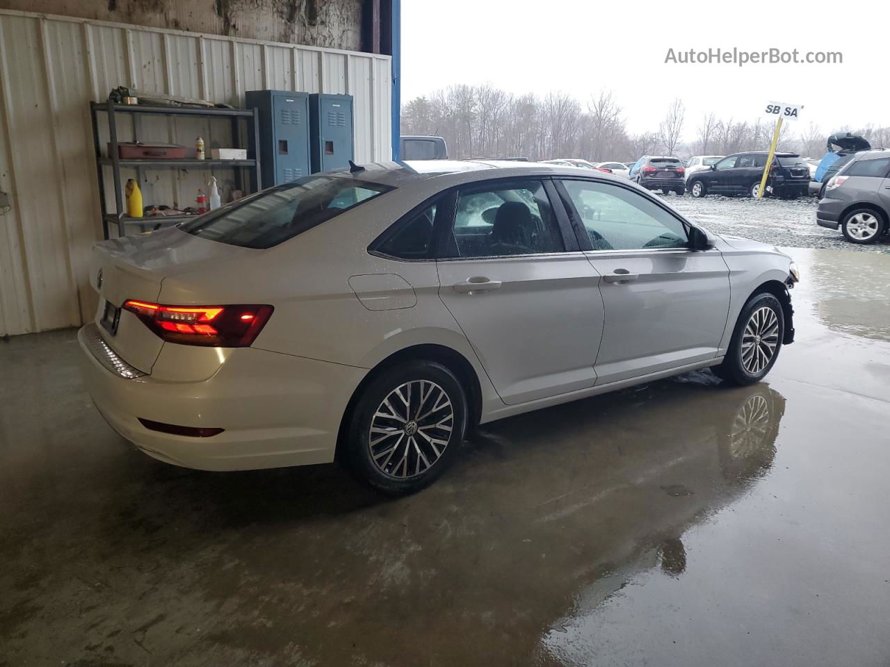 2019 Volkswagen Jetta S Серый vin: 3VWCB7BU8KM141752