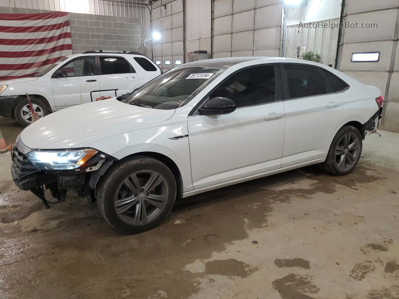 2019 Volkswagen Jetta S White vin: 3VWCB7BU8KM150287