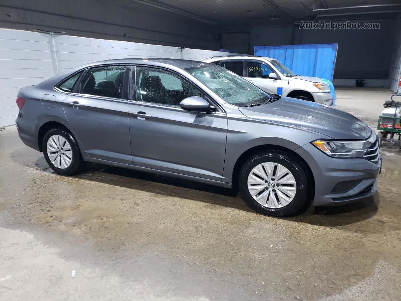 2019 Volkswagen Jetta S Gray vin: 3VWCB7BU8KM154145