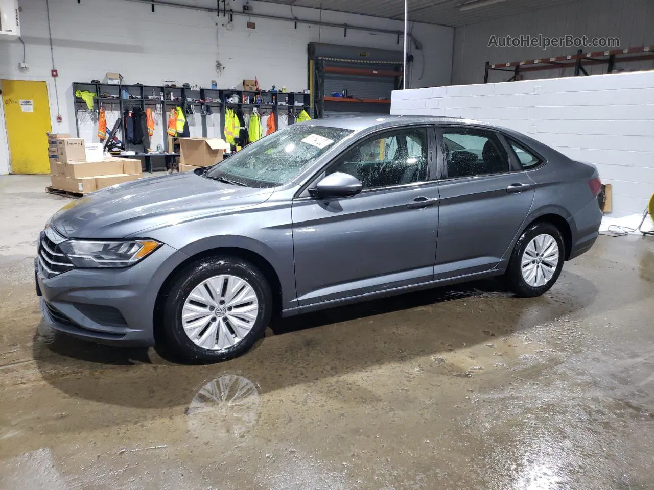 2019 Volkswagen Jetta S Gray vin: 3VWCB7BU8KM154145