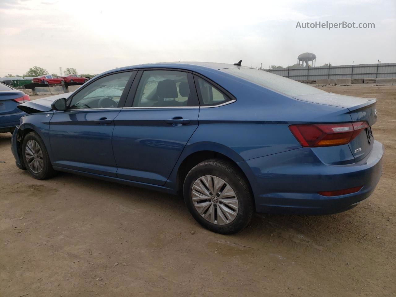 2019 Volkswagen Jetta S Blue vin: 3VWCB7BU8KM171284