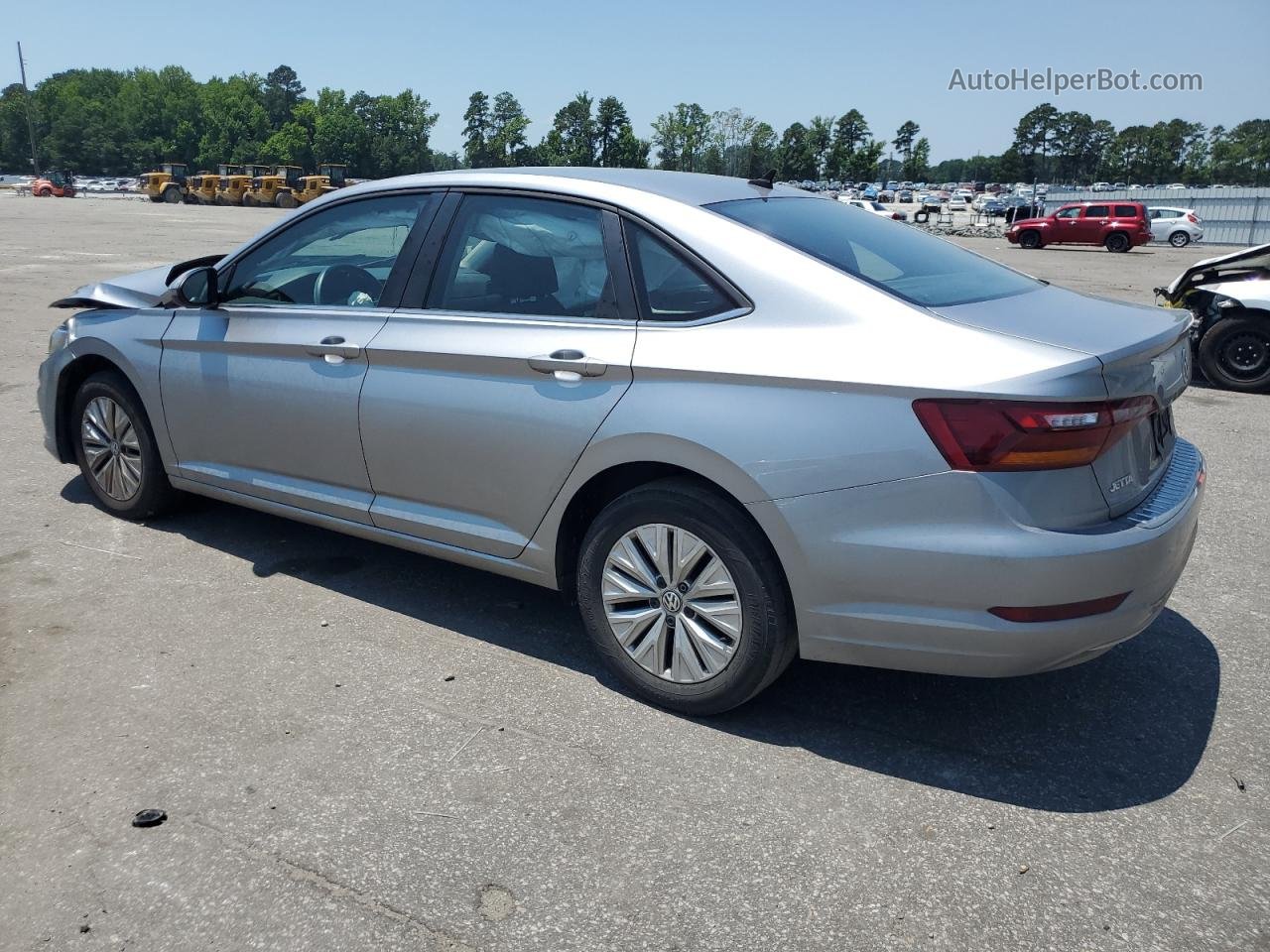 2019 Volkswagen Jetta S Серебряный vin: 3VWCB7BU8KM183211