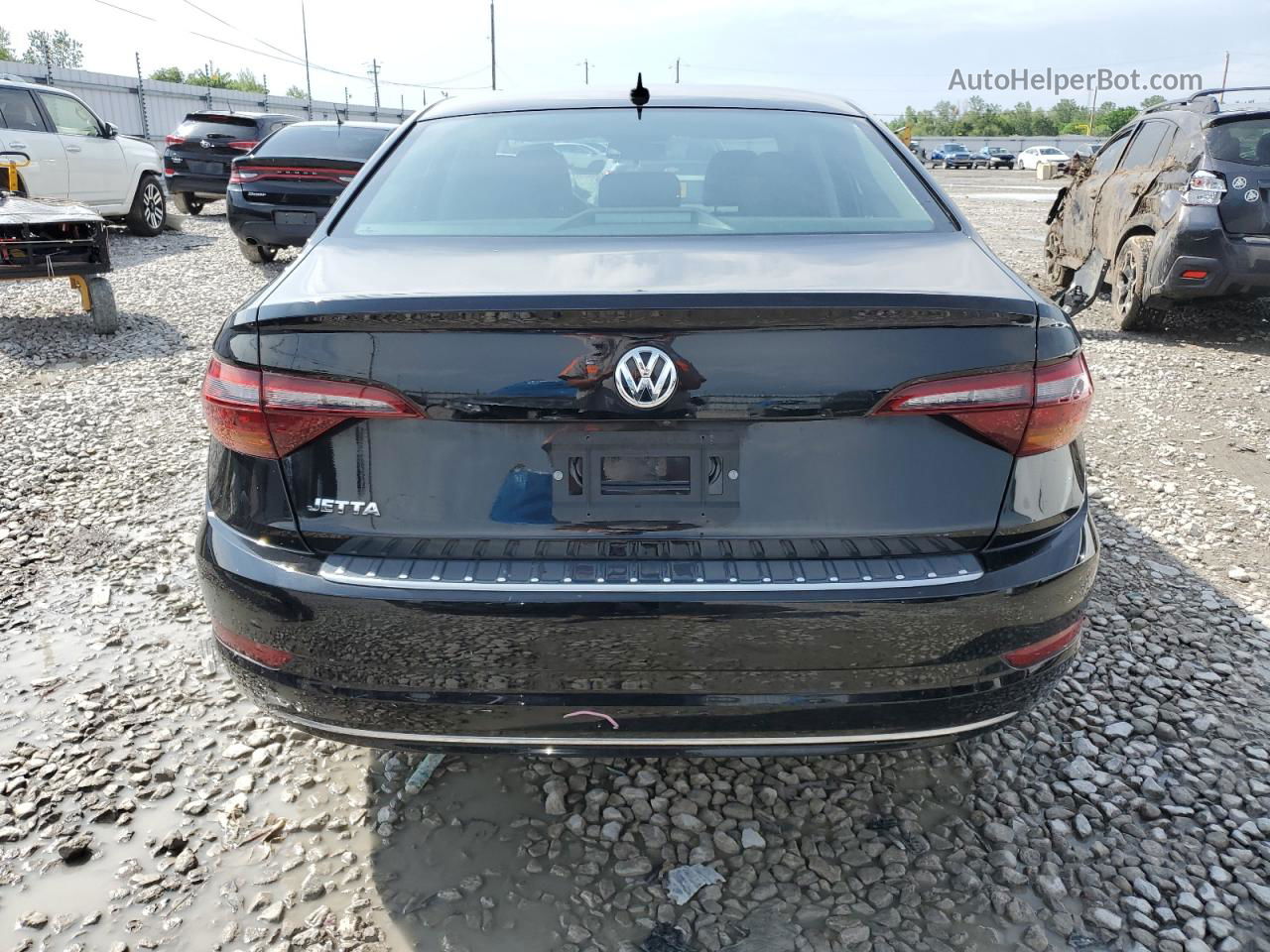 2019 Volkswagen Jetta S Черный vin: 3VWCB7BU8KM223920